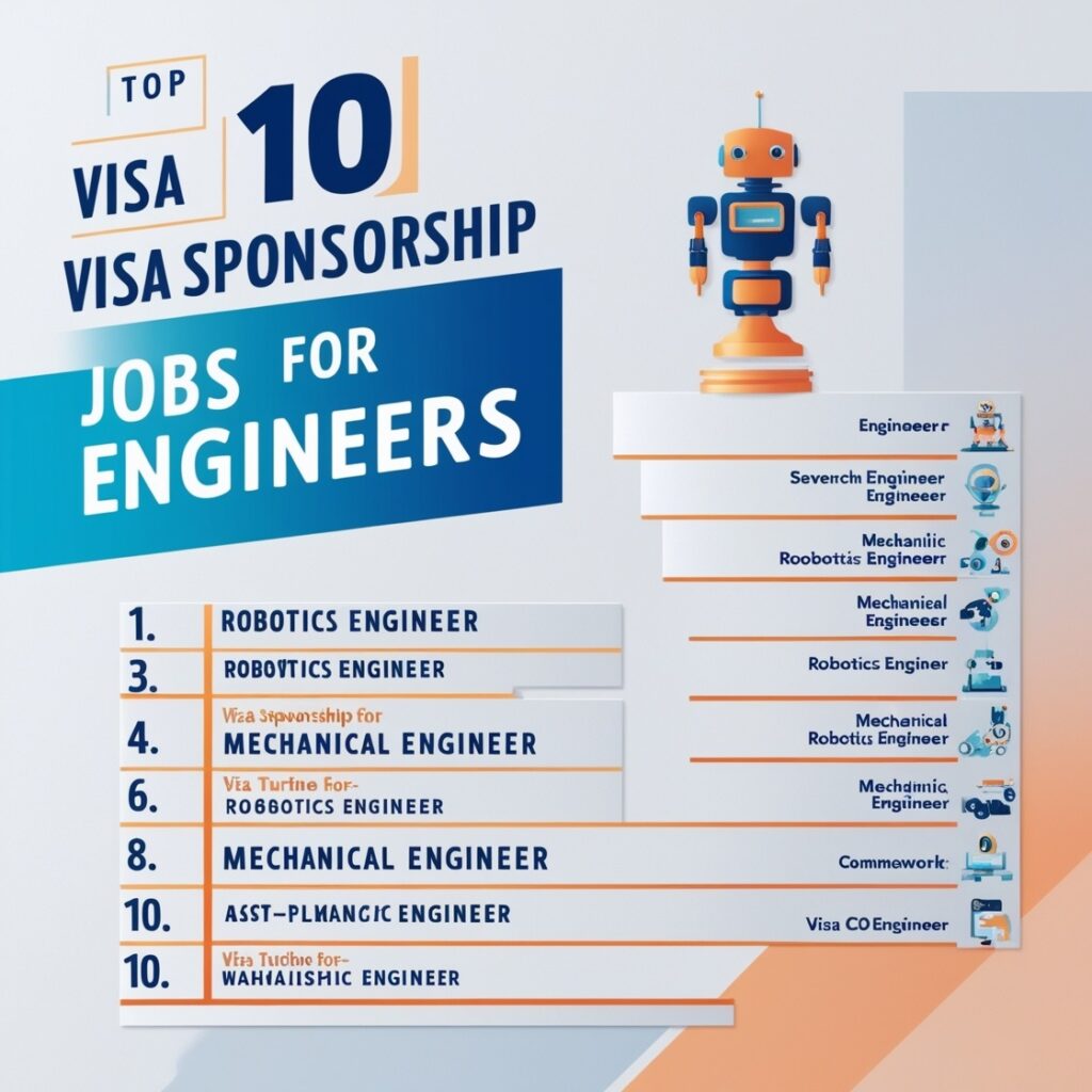 Top 10 Visa Sponsorship Jobs for Engineers